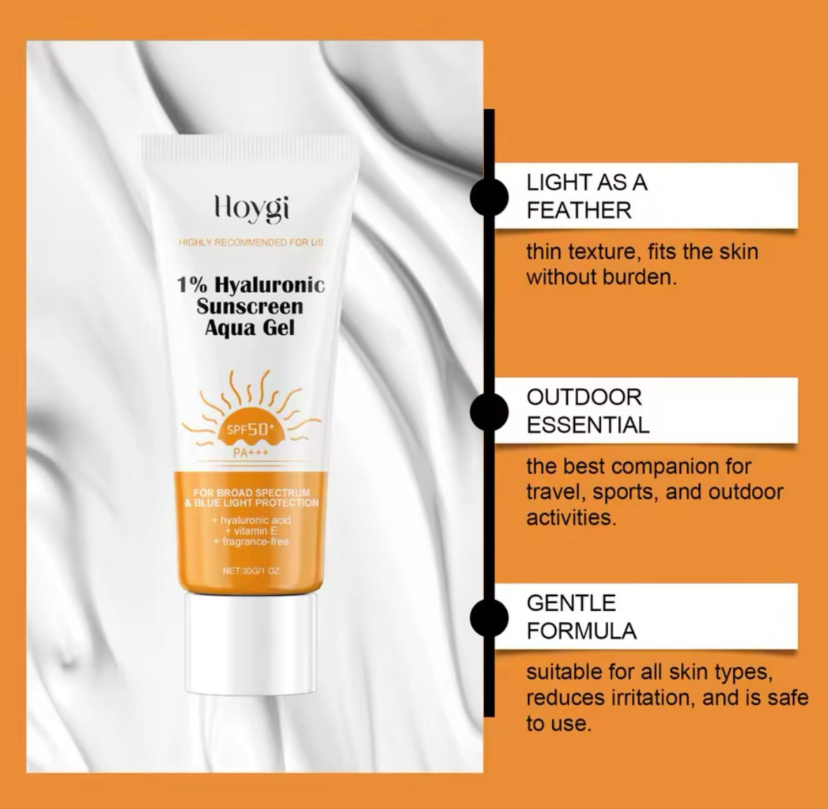 1% Hyaluronic Sunscreen Gel